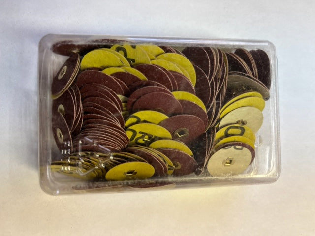 Abrasive Sanding Discs 7/8" Medium Box of 200