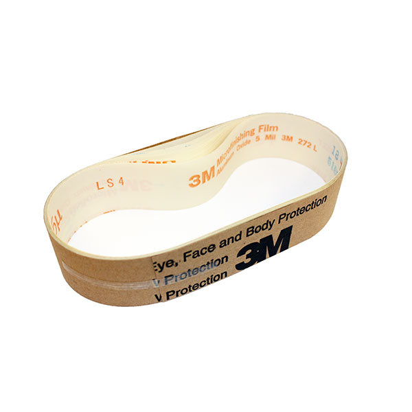3M Microfinishing Film Sanding Belts 15 Micron, 600 Grit