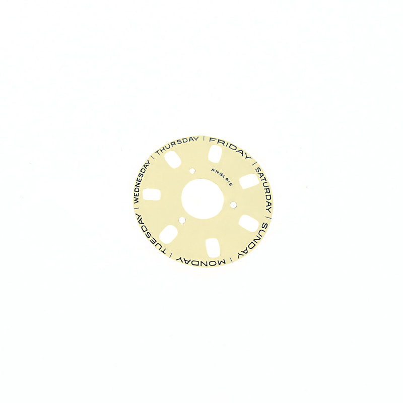 Generic (not genuine) day dial black on champagne background to fit Rolex® calibre # 3155
