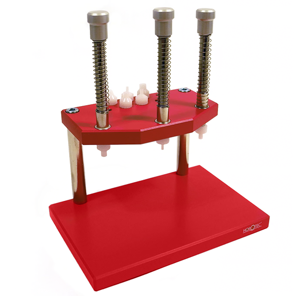 Horotec® 05.022 Hand Fitting Press with 3 broaches for Wrist and Pocket Watches