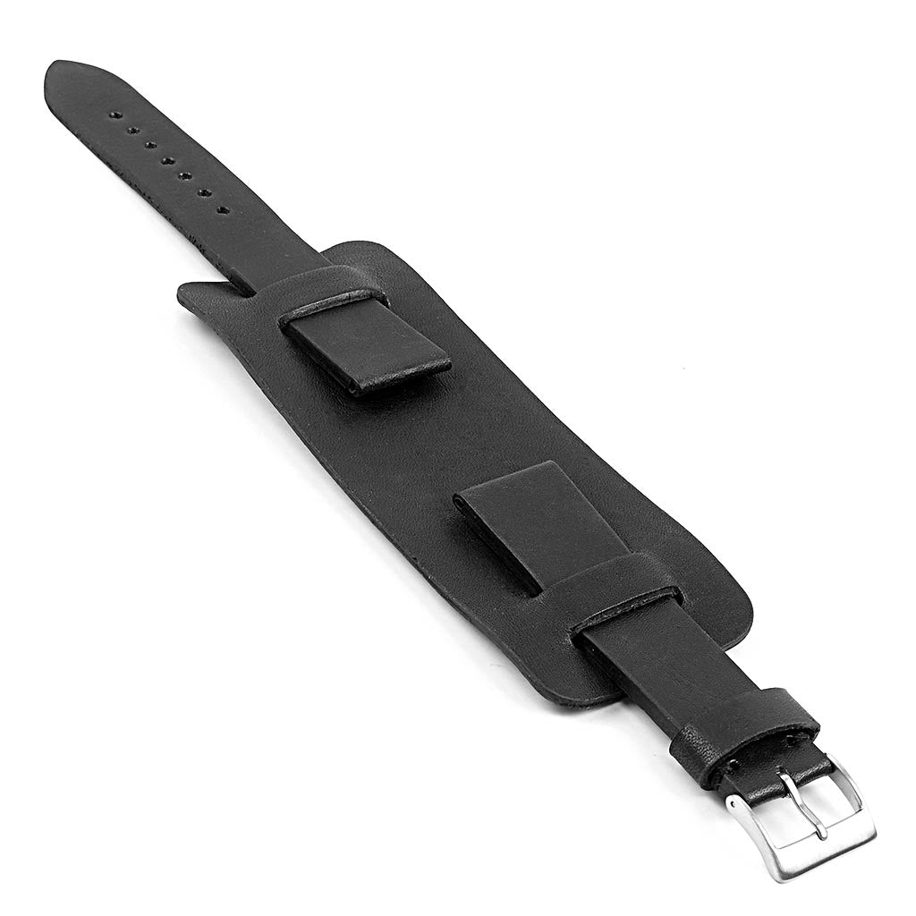 Gauntlet Vintage Leather Cuff Bund Strap By Dassari