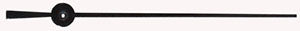 Valjoux® Hands (Center Seconds), calibres: 7730, 7733, 7734, 7736, black colour