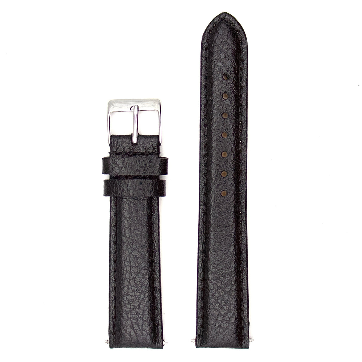 Cowboy Grain Genuine Leather Strap - Black (by PERRIN)