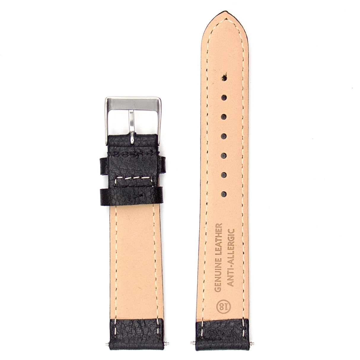 Cowboy Grain Genuine Leather Strap - Tan (by PERRIN)
