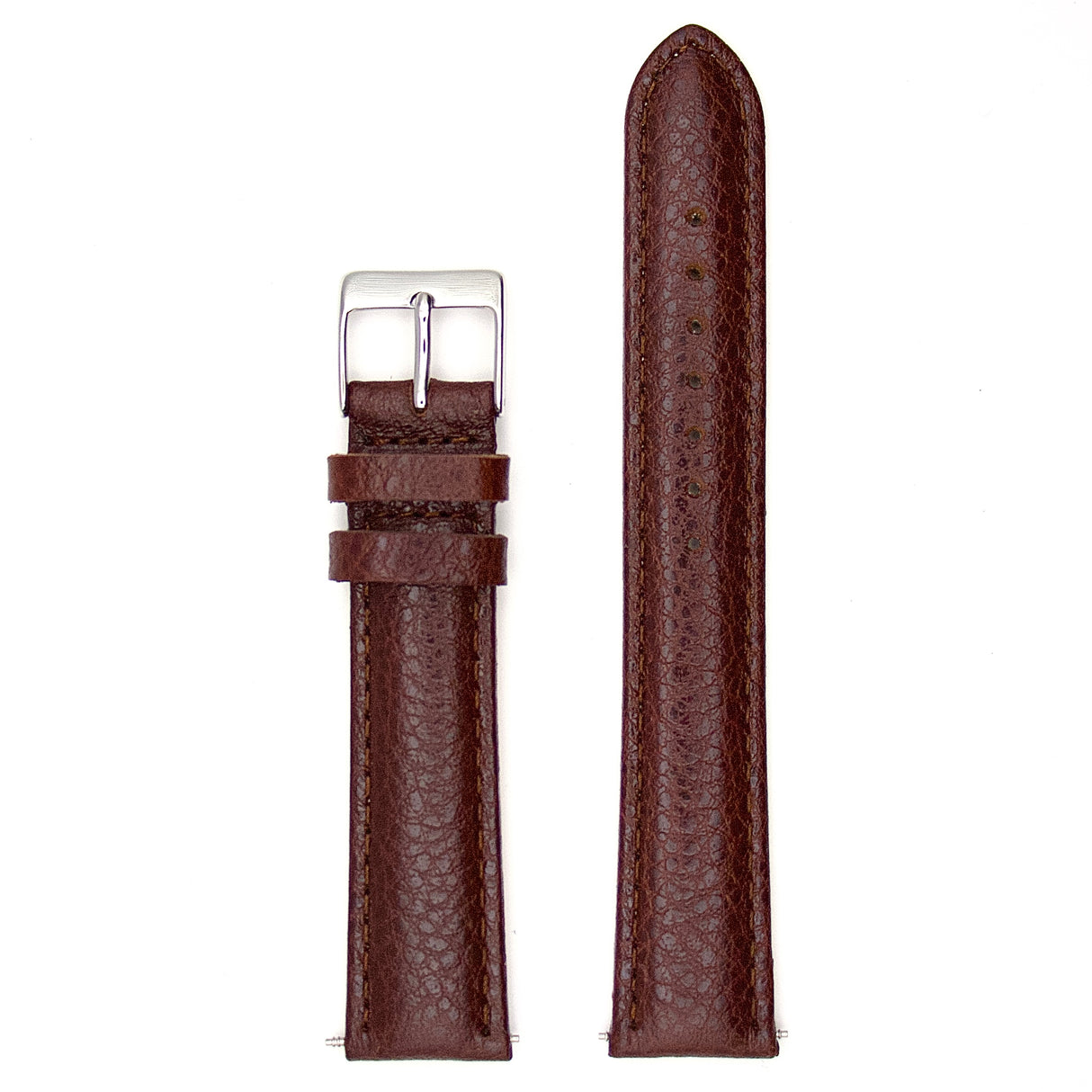 Cowboy Grain Genuine Leather Strap - Brown (by PERRIN)