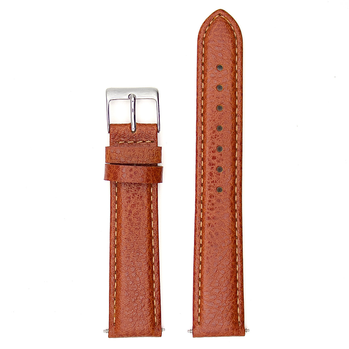 Cowboy Grain Genuine Leather Strap - Tan (by PERRIN)