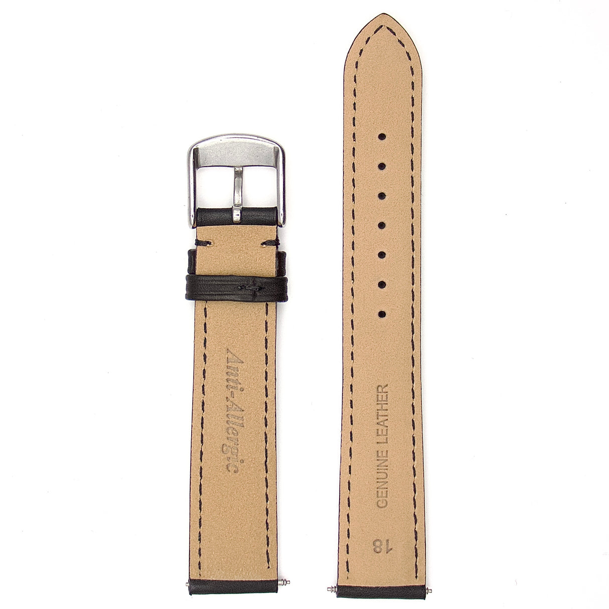 Premium Sealed Genuine Leather Strap - Tan (by PERRIN)