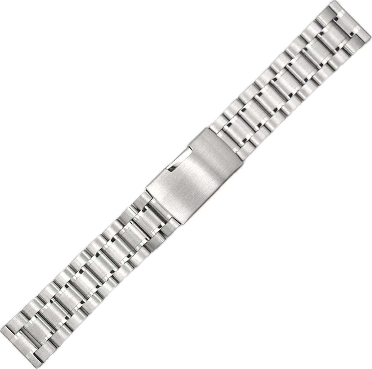 Button Release Five Row Straight End Bracelet - SS (by PERRIN)