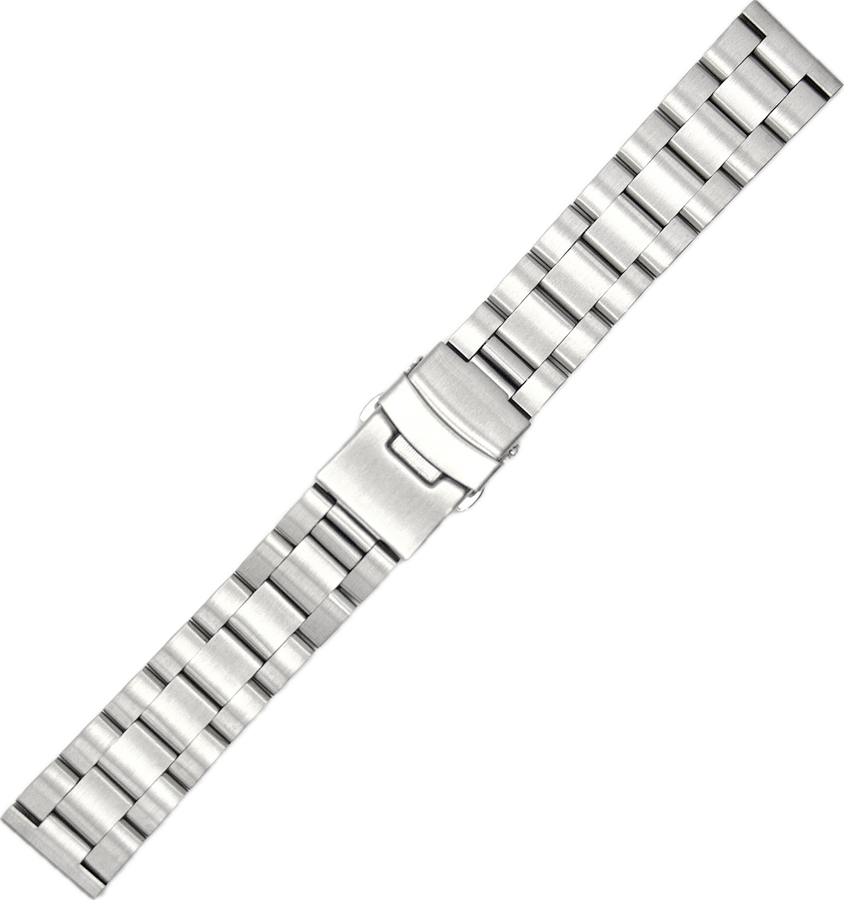 Trifold Clasp Oyster Straight End Bracelet - SS (by PERRIN)