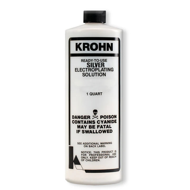 Krohn Silver Electroplating Solution 1 Quart