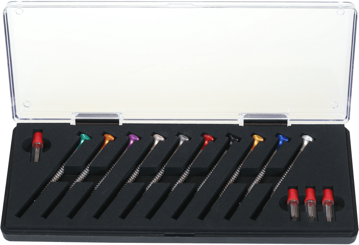 Horotec Watchmaker Set of 10 Screwdrivers & Blades