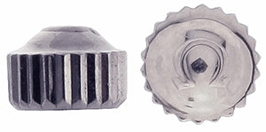 Omega® Crown (Waterproof, Tap 0.90 mm), domed top, diameter 4.00 mm, fits tube 1.60 mm, steel, diameter 4.00 mm, see all case numbers in description
