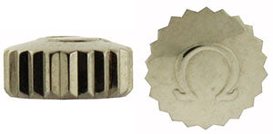 Omega® Crown (Waterproof, Tap 0.90 mm), steel, diameter 6.00 mm, see all case numbers in description