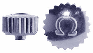 Omega® Crown (Waterproof), fits Omega Case Number 105.0001, 105.0004, 105.001, 105.004, 105.005, 14360, 14364, 145.0005, 14904, 2077, 2287, 2451, 2886, 2907, 2947