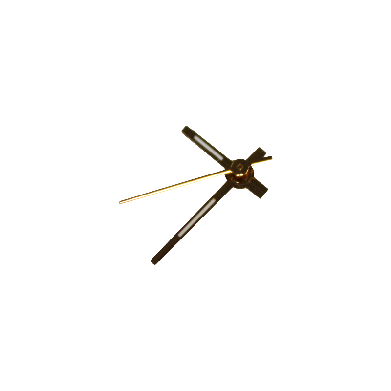 Generic (not genuine) Set of 3 Watch Hands to fit Rolex® calibres: 2030, 2035, gold colour, length of minute 8.5 mm