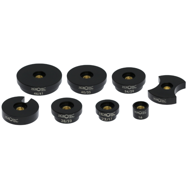 Horotec Assortment Of 8 Reversible Delrin® Dies For Flat Mineral Crystals