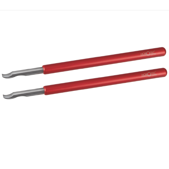 Horotec Pair of Hand Levers, length 105 mm, tips 4.00 mm, for Pocket Watches