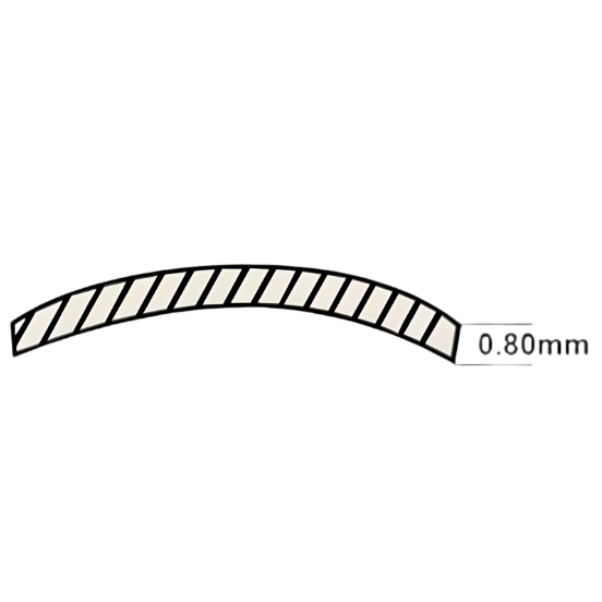 0.80 mm Thick Domed Round Mineral Crystal (25.0 mm to 27.9 mm)