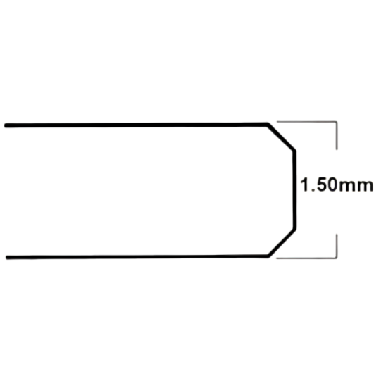 1.50 mm Thick Flat Round Mineral Crystal (40.1 mm to 50.0 mm)