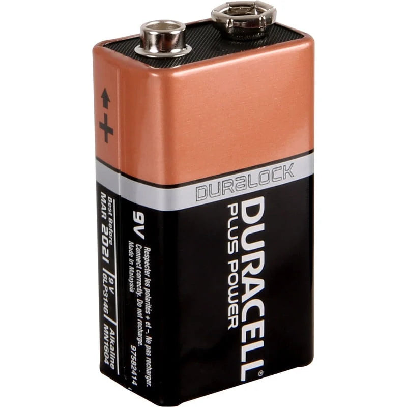 DURACELL Gold 9V Alkaline Batteries