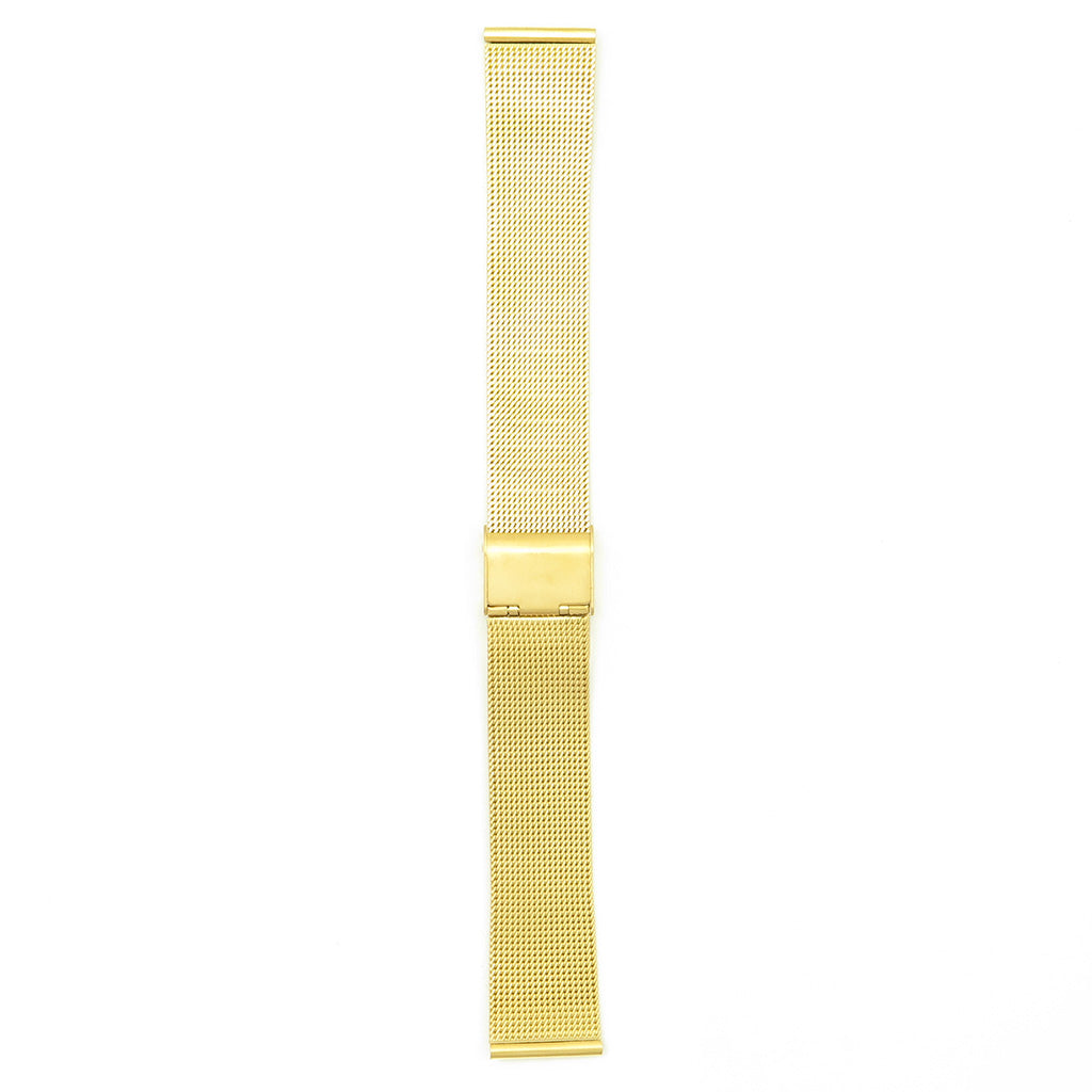 m6.yg Thin Mesh Strap in Yellow Gold