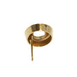 Pre Seated Round Bezel Earring with Friction Post 14kt Yellow (10077165263)