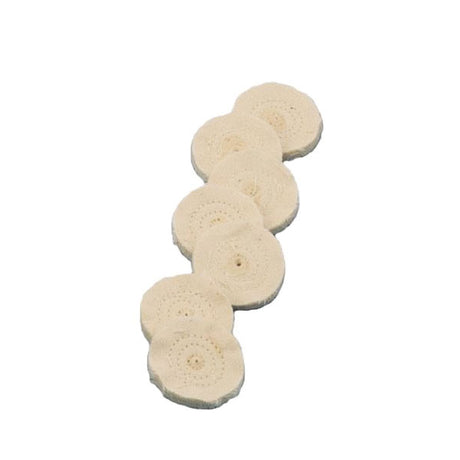 1-1/2" Diameter Miniature Finex Muslin Buffs (633531826210)