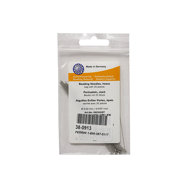 Stainless Steel Beading Needles - Large Size 10