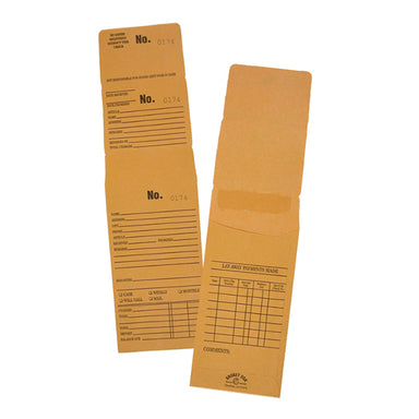Triple Duty Kraft Repair Envelopes Num 1 to 1000 with Lay-Away (3815000440866)