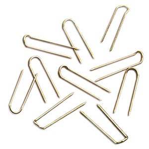 Box of 100 Yellow Jewellery Pins