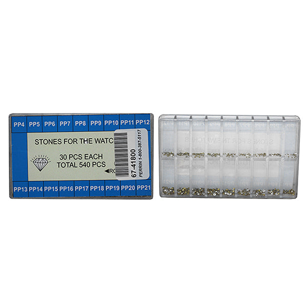 Crystal Foil Back Assortment - 540 Pieces