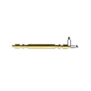 Prestige Swiss Quality 1.80 mm Yellow Double Flanged Spring Bar -single piece (198094061583)