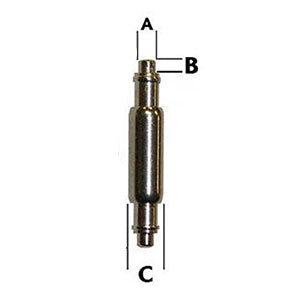 Security Flanged Stainless Steel Spring Bars (123614134287)