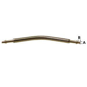 1.50 mm Curved Stainless Steel Flanged Spring Bars - pkg of 12 (193870921743)