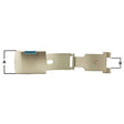 Stainless Steel 3 Fold Single Side Press Button Release Buckles for Metal Straps (535386947618)