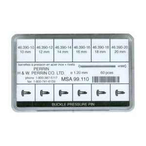 Rivet Pin Assortment for 1.2 mm Bracelet Repair - 10 to 20 mm (164494180367)
