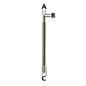 Round Pivot Stainless Steel Spring Bar (123871952911)