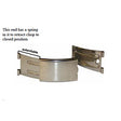 3 Fold Extendable Rado Style Center Catch Foldover Buckle (534365241378)