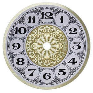 Fancy Gold Dial 4 1/2" Arabic