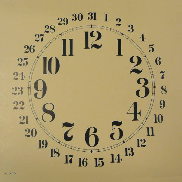 Arabic Ivory 9 inch Calendar Dial (10567764943)