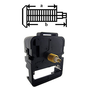 Standard Size C Battery Quartz Movement - 5/8"