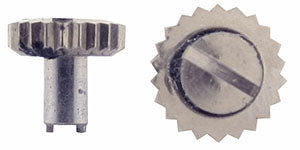 Mido® Steel Crown with Screw for Electronic Watches case number 3817, 3827, 3847, 3887