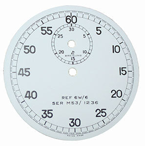 Genuine Breitling® Timer Dial DI-BREIT01 REF 6W/6 SER M53/1236 SWISS MADE