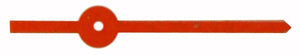 Bulova® Sweep Seconds Hand HD-BULOVA245 part number 6CLC 65C Orange