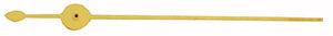 Landeron® Hand, 15.50 mm yellow sweep seconds hand, total length 2.00 mm