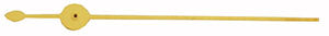 Landeron® Hand, 15.50 mm yellow sweep seconds hand, total length 2.00 mm