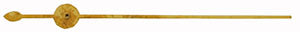 Landeron® Hand, 15.50 mm yellow sweep seconds hand, total length 0.80 mm