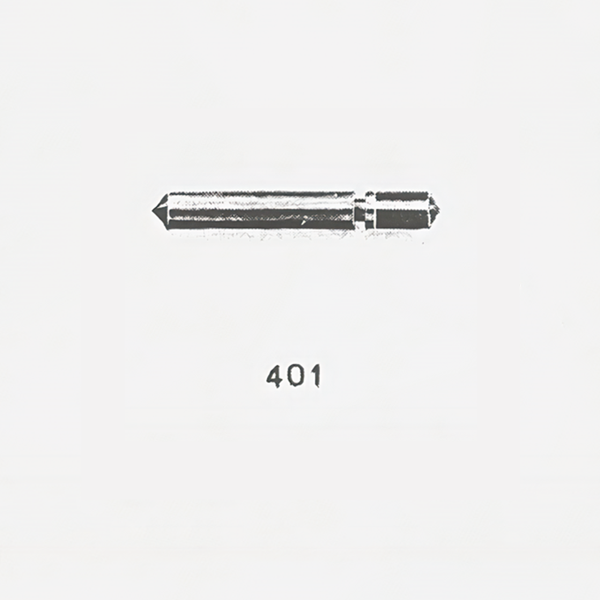 Jaeger LeCoultre® calibre # 202 winding stem - length 18.5 mm - square 2.2 mm - shank 2.6 mm