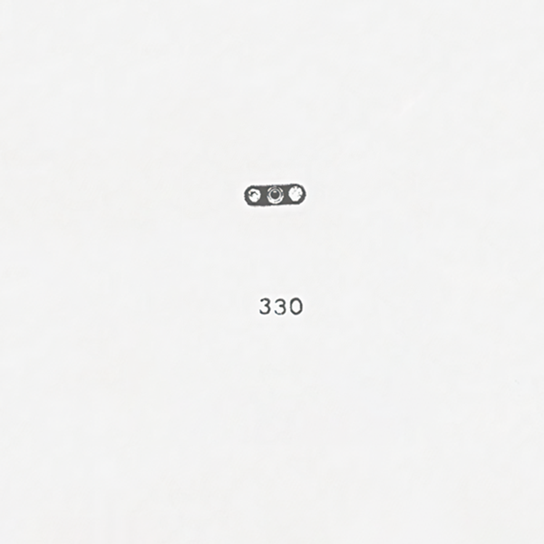 Jaeger LeCoultre® calibre # 210 lower cap jewel with end-piece, for balance