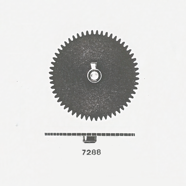 Jaeger LeCoultre® calibre # 211 unlocking wheel